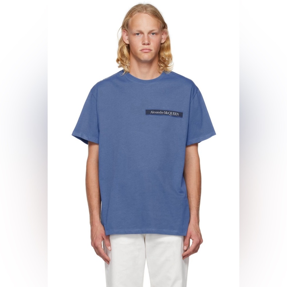 Alexander McQueen Blue Selvedge Tape Shirt